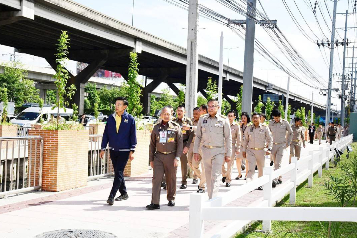 สายพัฒนาคูน้ำริมถนนวิภาวดี โครงการพระราชดำริ รัชกาลที่ 10