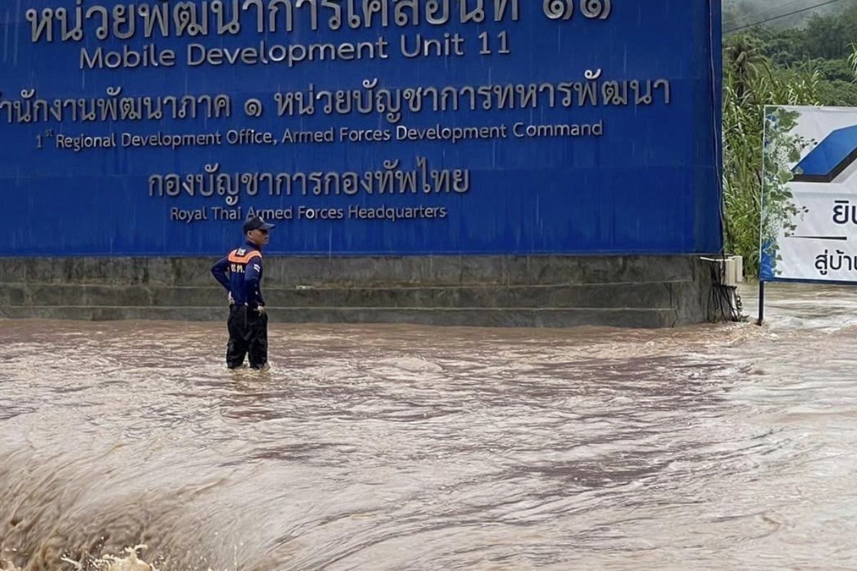 กาญจนบุรีท่วมหนัก น้ำป่าไหลหลากทองผาภูมิ-สังขละบุรี