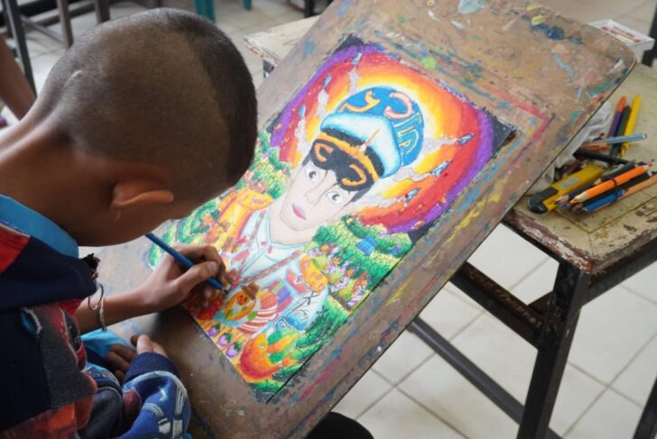 image1 เมืองบุรีรัมย์ส่งเสริมความสามารถเยาวชนจัดประกวดระบายสี