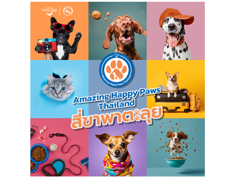ททท. รุกต่อยอดโครงการ Amazing Happy Paws Thailand ผนึกกำลังพันธมิตร 