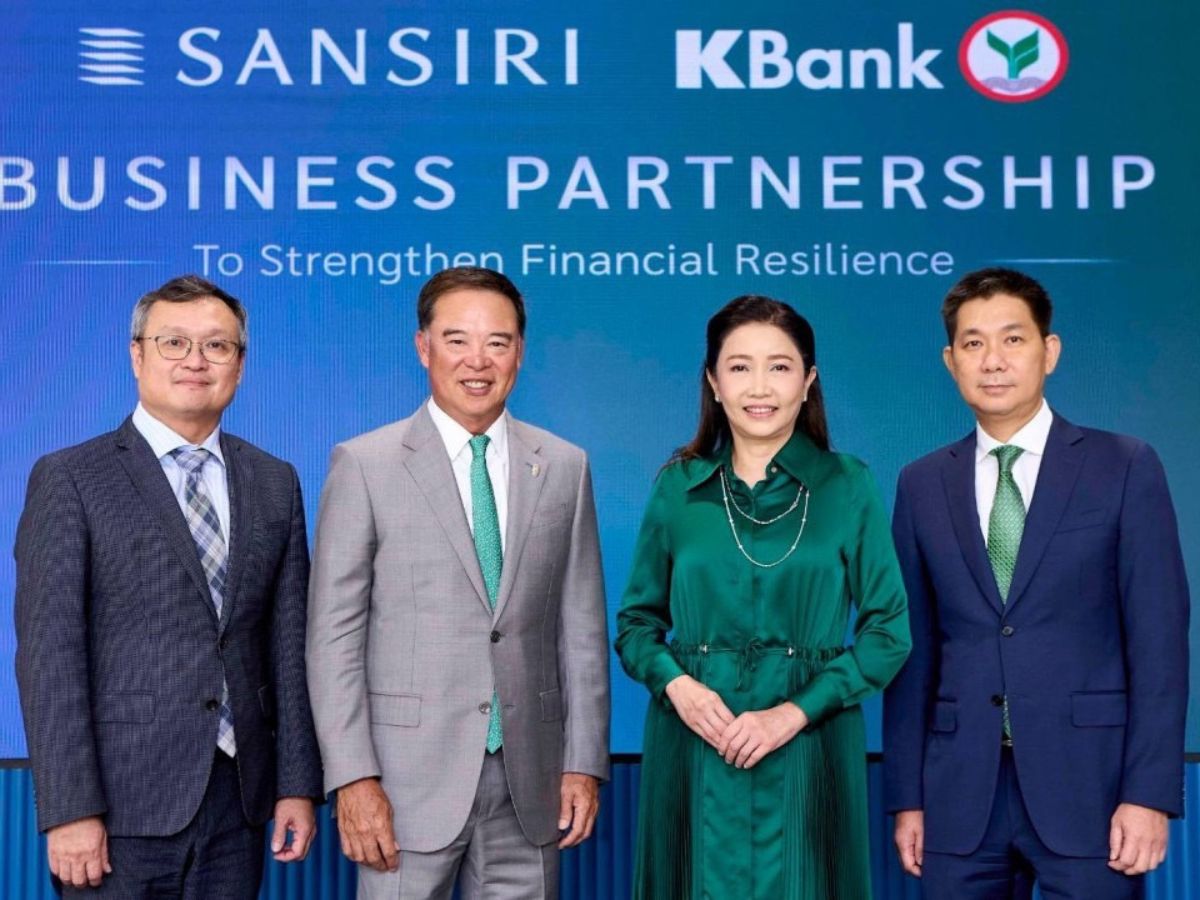 กสิกรไทย ปล่อยสินเชื่อ 5 พันล้าน ให้แสนสิริ พัฒนาที่อยู่อาศัย 3 โครงการใหม่