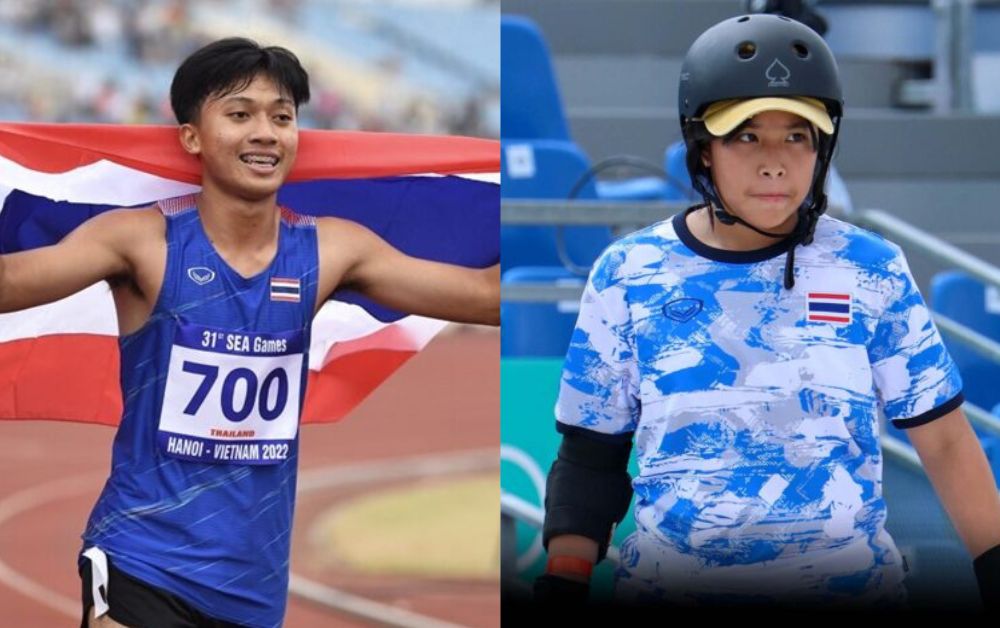 บิว ภูริพล-เอสที วารีรยา 2 นักกีฬาถือธงชาติไทยในพิธีเปิดโอลิมปิก 2024