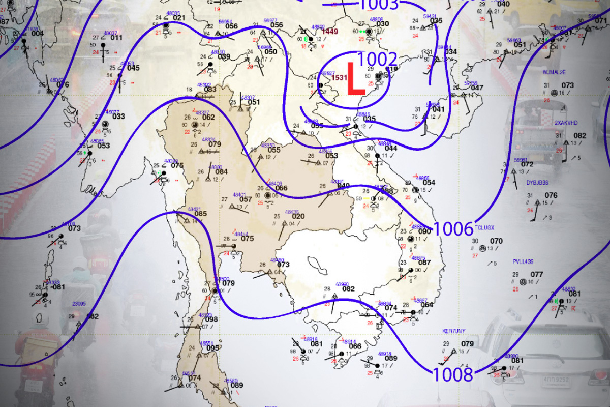 กรมอุตุฯเตือนรับมือฝนตกหนัก ช่วง 4-8 ก.ค.นี้ จาก 3 ปัจจัยหลัก
