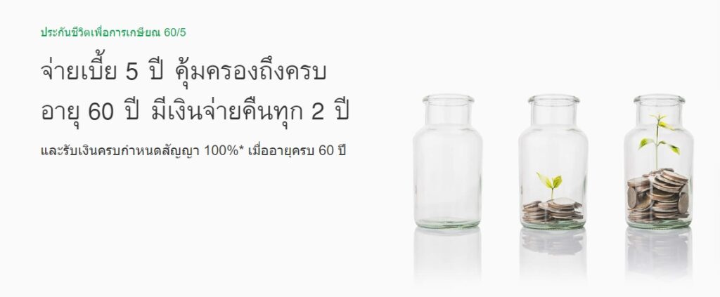 ประกันวัยเกษียณ ธนาคารกสิกรไทย