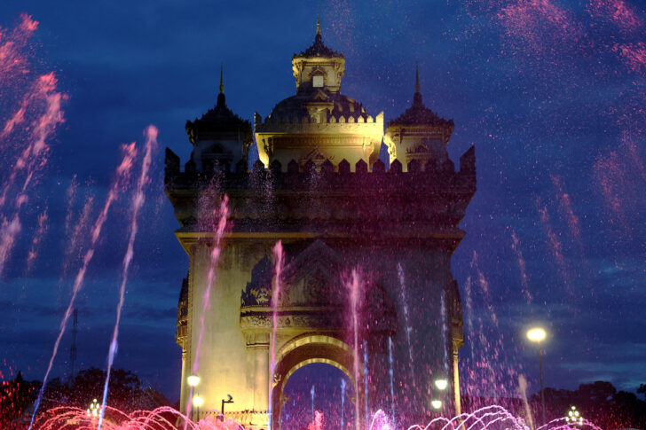 Laos_Vientiane ประตูไซ ลาว
