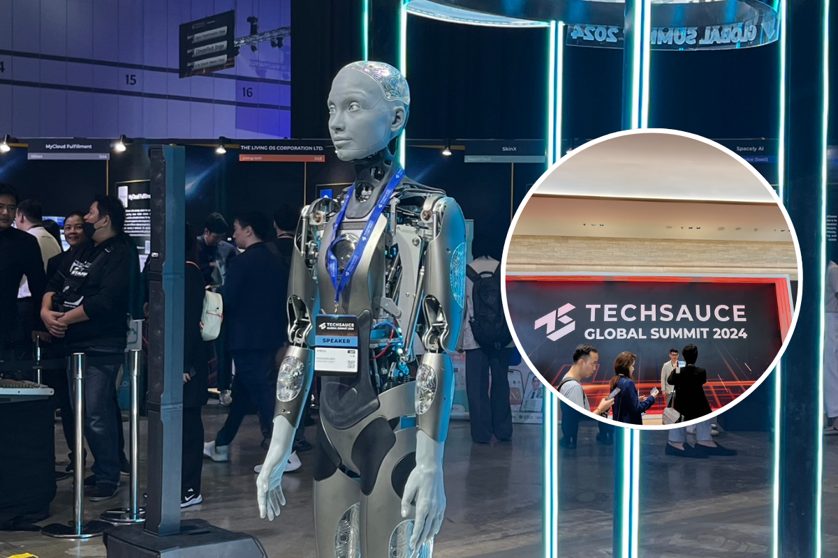 Techsauce ดึงหุ่นยนต์ “Ameca” สร้างสีสันในงาน Techsauce Global Summit 2024