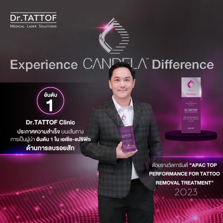 image1 Dr.TATTOF ประกาศความสำเร็จ 2 ปีซ้อน! ผู้นำอันดับ 1 ด้านลบรอยสัก ในภูมิภาคเอเชีย-แปซิฟิก