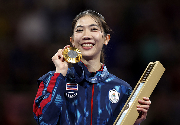 Taekwondo - Women -49kg Victory Ceremony