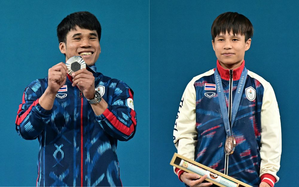 ธีรพงศ์ ศิลาชัย-สุรจนา คำเบ้า บวกเพิ่ม 2 เหรียญ ทัพยกน้ำหนักไทยในโอลิมปิก