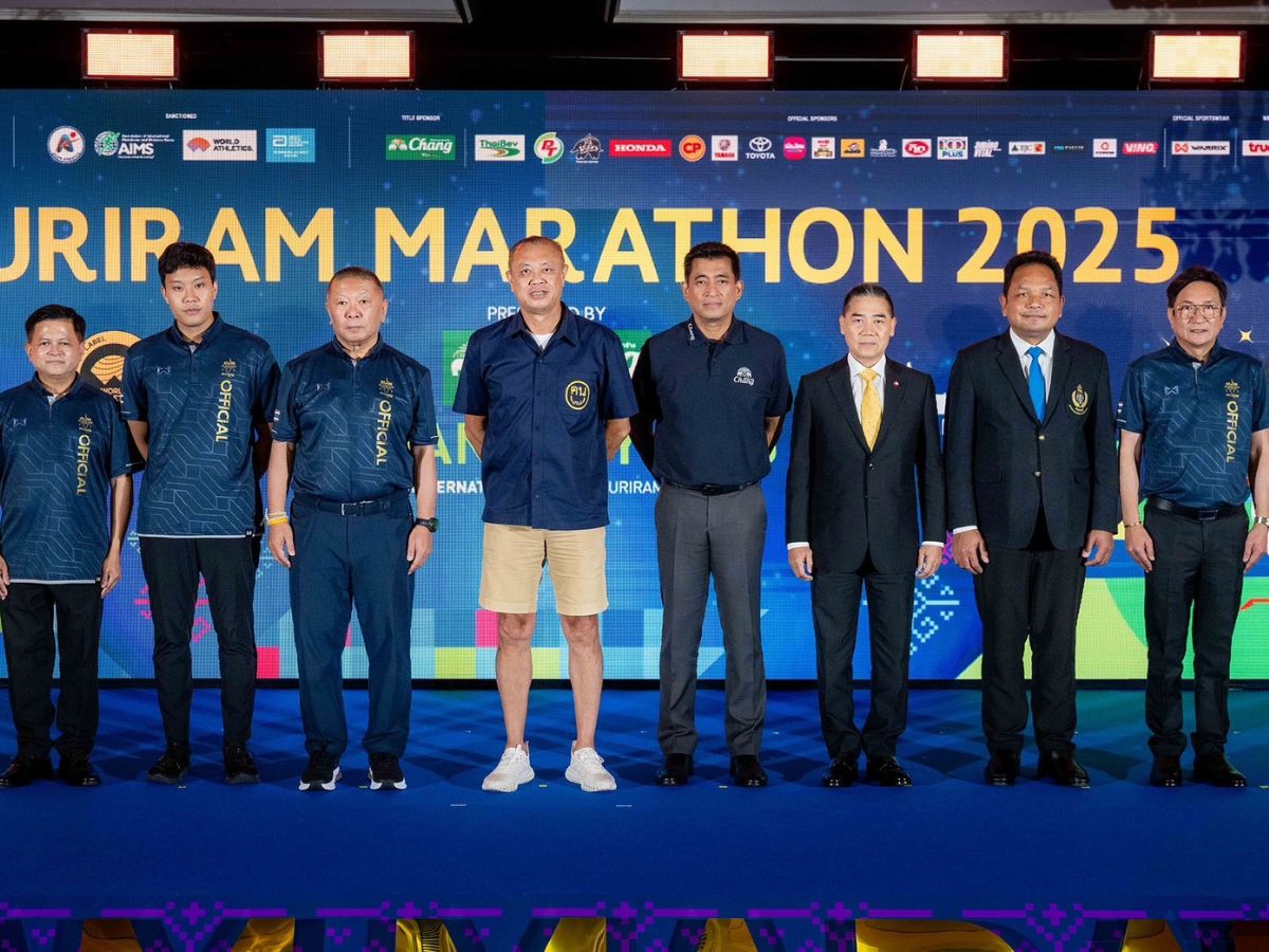 บุรีรัมย์ มาราธอน 2025 ปักหมุดเป็นสวรรค์นักวิ่ง “เนวิน” เซอร์ไพรส์แจกรางวัลใหญ่