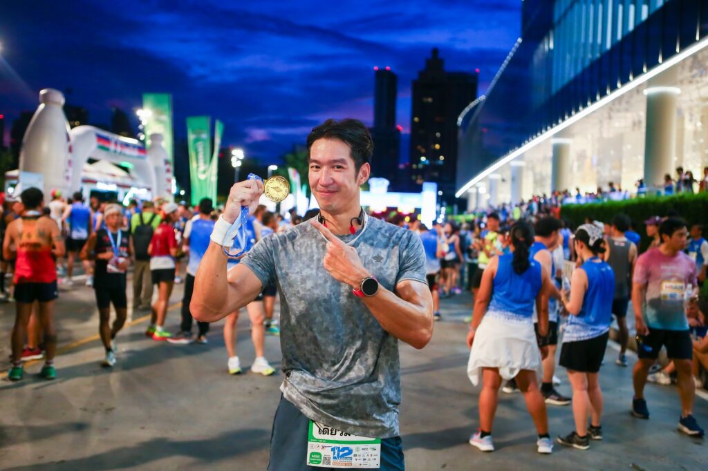 เดี่ยว-สุริยนต์ อรุณวัฒนกูล 12 สิงหา ฮาล์ฟ มาราธอน กรุงเทพ