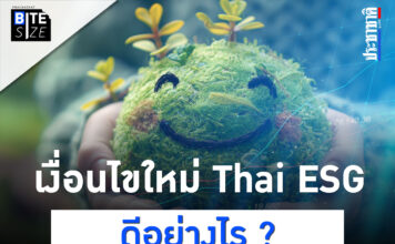 Prachachat BITE SIZE Thai ESG กองทุน Thai ESG