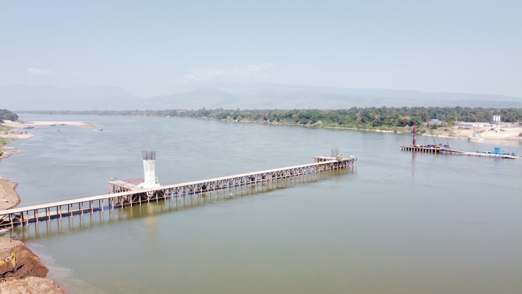 สะพานมิตรภาพไทย-ลาว แห่งที่ 5 จ.บึงกาฬ กรมทางหลวงชี้ ปี’67 นี้ ได้ใช้แน่