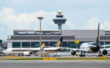 สนามบินชางงี ประเทศสิงคโปร์