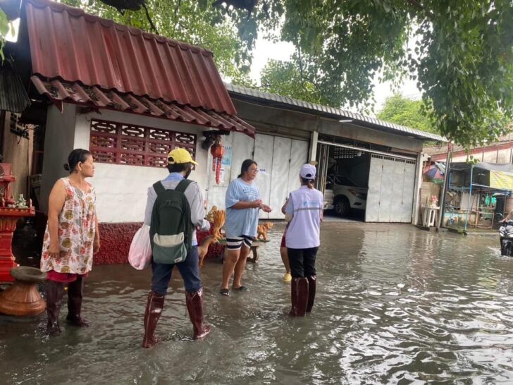 S__21430281_0 เชียงใหม่ น้ำปิงสูงใกล้วิกฤต ประกาศด่วน พื้นที่เศรษฐกิจ ยกของขึ้นสูง
