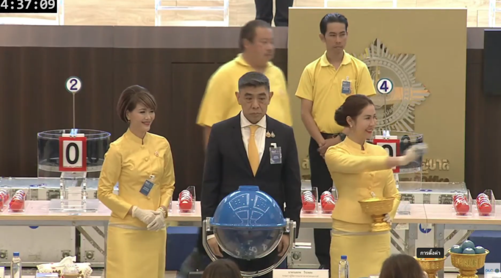 นายกมลภพ วีระพละ กรรมการผู้จัดการ ธนาคารอาคารสงเคราะห์(ธอส.) เป็นประธานกรรมการออกรางวัล งวด 16 กันยายน 2567