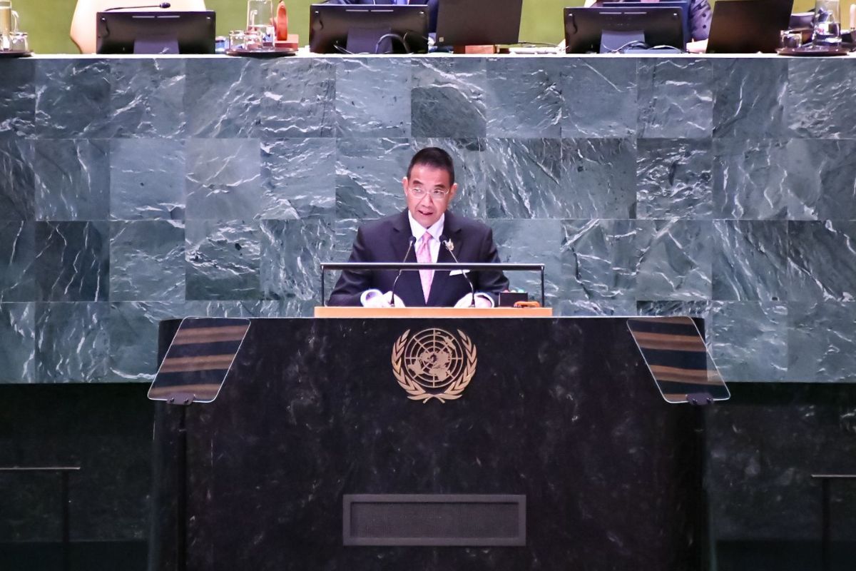 รมว.มาริษ กล่าวถ้อยแถลง UNGA ครั้งที่ 79 ย้ำนโยบายรัฐบาลมี ปชช.เป็นศูนย์กลาง