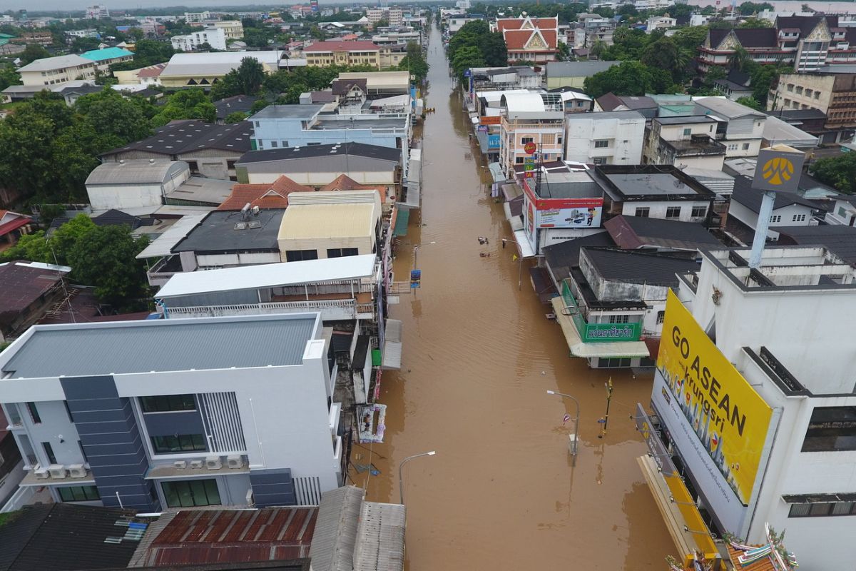 หนองคาย ‘แม่น้ำโขง’ล้นตลิ่งไหลท่วมพื้นที่เกษตร-บ้านเรือน พื้นที่ลุ่มต่ำ 4 อำเภอ เฉพาะอ.เมืองหนองคาย ท่วมถนนเส้นหลัก งดสัญจร