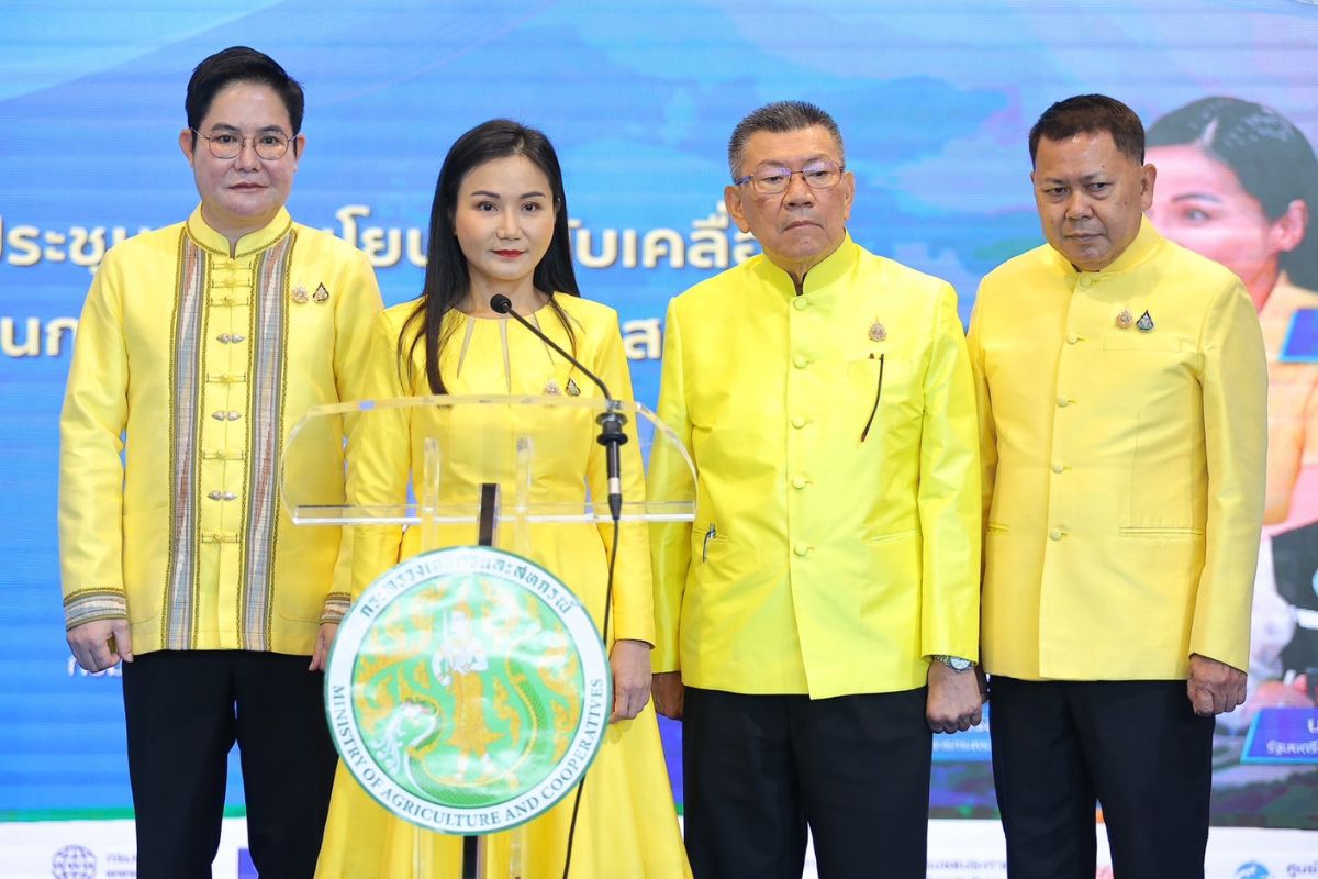 นฤมล รมว.เกษตรฯ นำทีม 2 รมช. อิทธิ-อัครา ประกาศเดินหน้านโยบาย 9 ด้าน