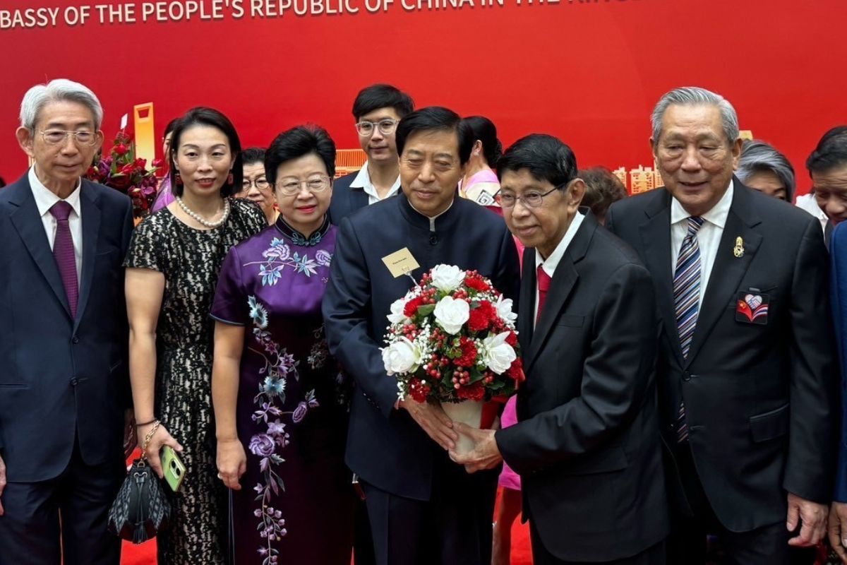 “พินิจ” ร่วมยินดี 75 ปี วันชาติจีน เผยวีไอพีร่วมงานคึกคัก