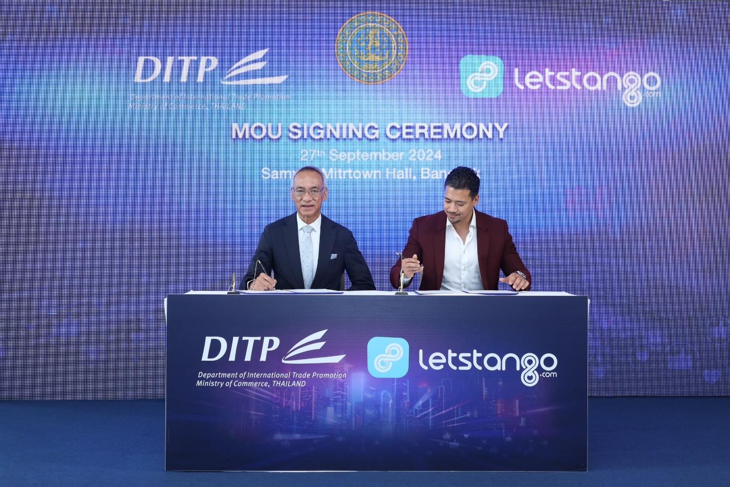 DITP จับมือ Letstango.com ดันสินค้าไทยบุกตลาดออนไลน์ตะวันออกกลาง