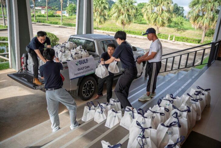 “GULF Care ส่งต่อความห่วงใยให้คนไทย” ช่วยผู้ประสบภัยน้ำท่วมภาคเหนือ