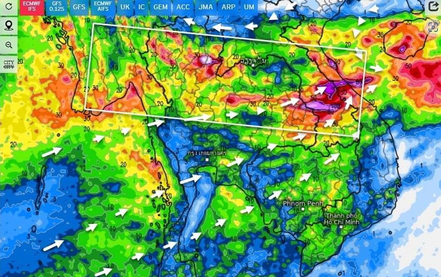 เปิดพื้นที่เสี่ยงภัย 59 จังหวัด+กทม. กรมอุตุฯเตือนฝนตกหนัก-ท่วมฉับพลัน