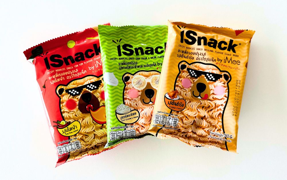 สหพัฒนพิบูล เปิดตัวสินค้าใหม่ “iSnack” ขนมบะหมี่กรอบปรุงรส 3 รสชาติ