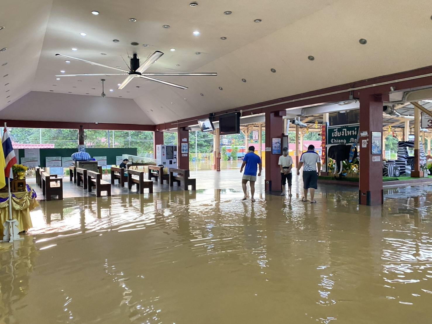 รฟท. แจ้งปรับเปลี่ยนสถานีต้นทาง-ปลายทางเดินรถสายเหนือ 12 ขบวน หลังน้ำท่วมซ้ำ