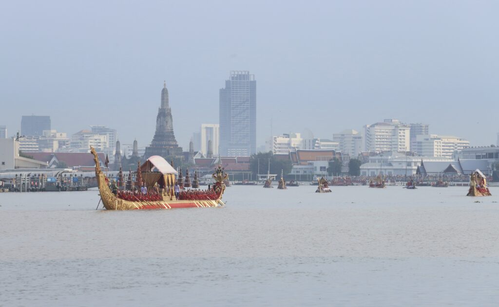 ซ้อมใหญ่เสมือนจริงครั้งแรก ขบวนพยุหยาตราทางชลมารค วันที่ 15 ตุลาคม 2567