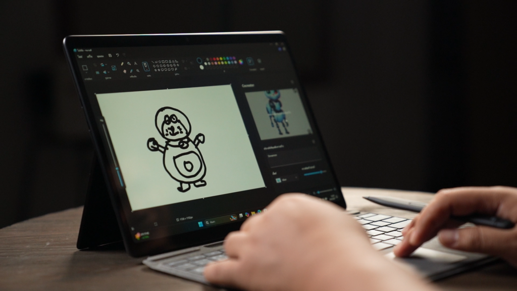 Cocreator ใน Paint ใช้ได้กับ Copilot + PC เท่านั้น