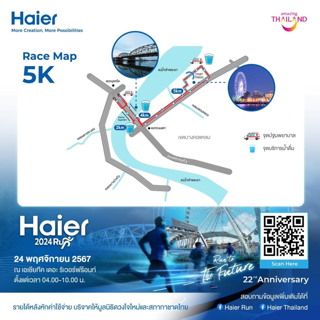 Haier Run 2024_เส้นทางวิ่ง 5K