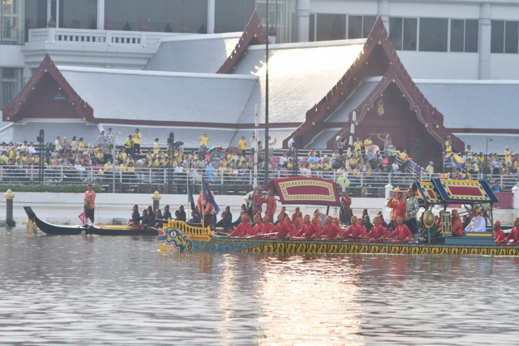 ซ้อมใหญ่เสมือนจริงครั้งแรก ขบวนพยุหยาตราทางชลมารค วันที่ 15 ตุลาคม 2567