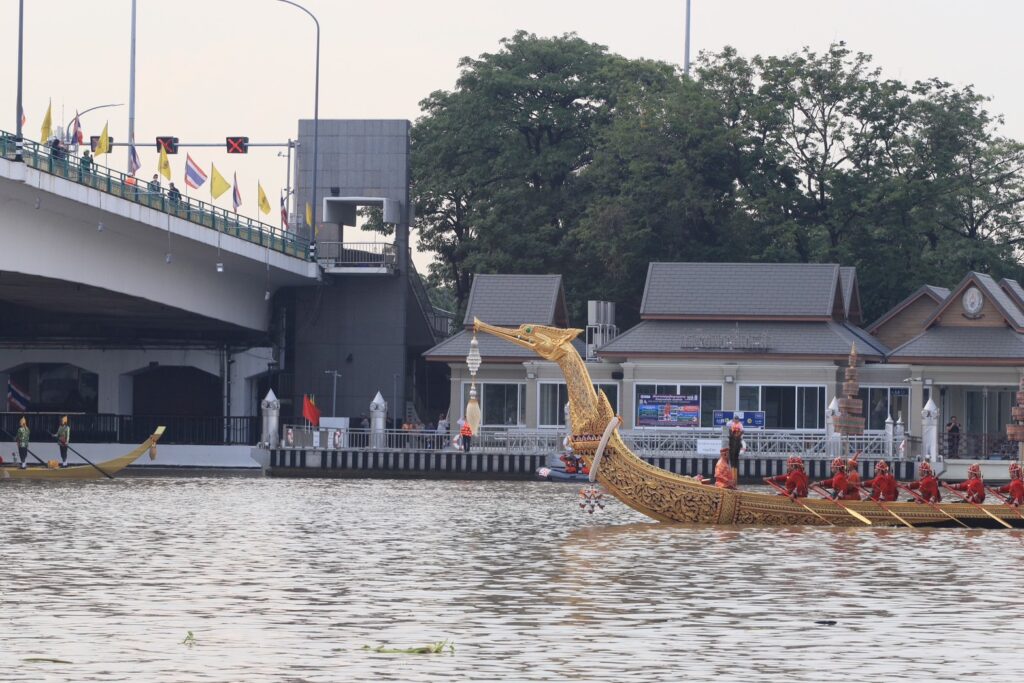 ซ้อมใหญ่เสมือนจริงครั้งแรก ขบวนพยุหยาตราทางชลมารค วันที่ 15 ตุลาคม 2567