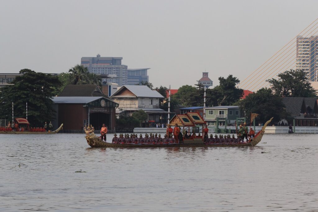 ซ้อมใหญ่เสมือนจริงครั้งแรก ขบวนพยุหยาตราทางชลมารค วันที่ 15 ตุลาคม 2567