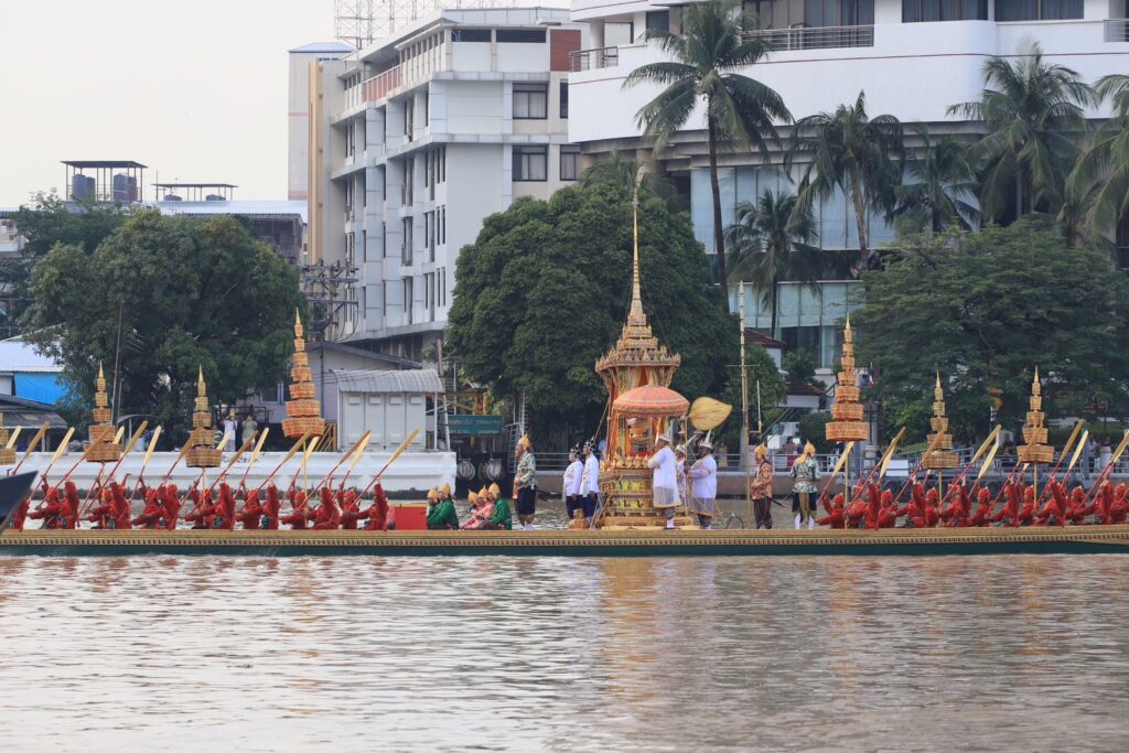 ซ้อมใหญ่เสมือนจริงครั้งแรก ขบวนพยุหยาตราทางชลมารค วันที่ 15 ตุลาคม 2567