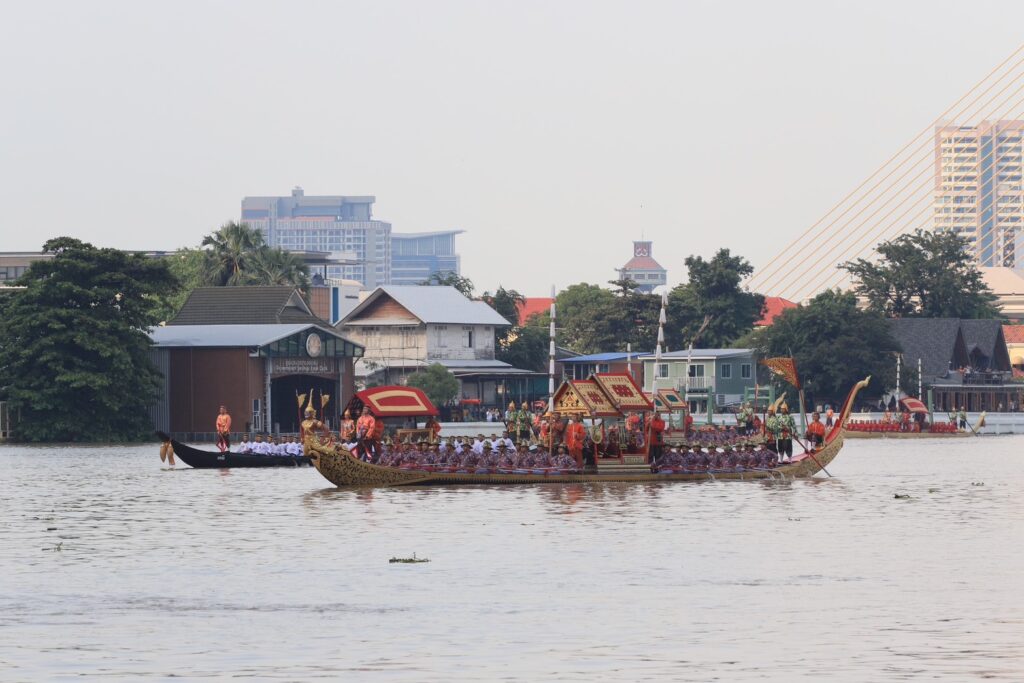 ซ้อมใหญ่เสมือนจริงครั้งแรก ขบวนพยุหยาตราทางชลมารค วันที่ 15 ตุลาคม 2567