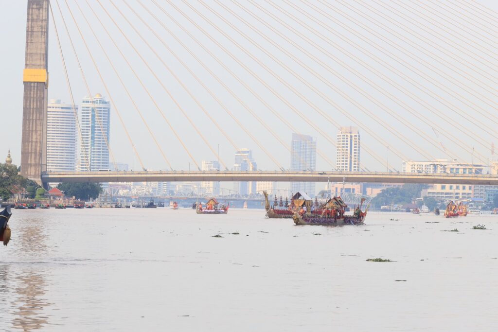 ซ้อมใหญ่เสมือนจริงครั้งแรก ขบวนพยุหยาตราทางชลมารค วันที่ 15 ตุลาคม 2567