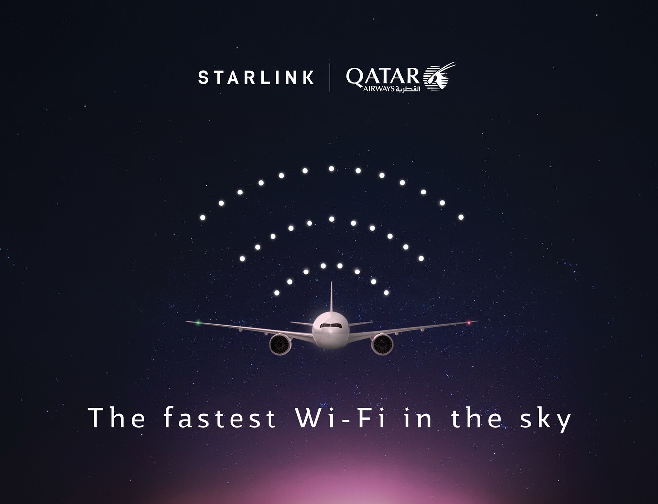 กาตาร์ แอร์เวย์ส พลิกโฉมการเดินทาง ติดตั้ง Starlink บนเครื่องบินโบอิ้ง 777