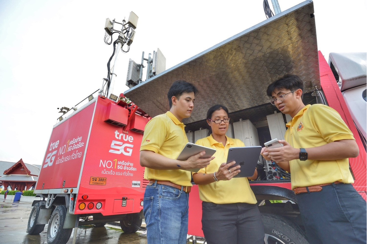 TRUE ขยายสัญญาณ 4G-5G รองรับการชมขบวนพยุหยาตราทางชลมารค