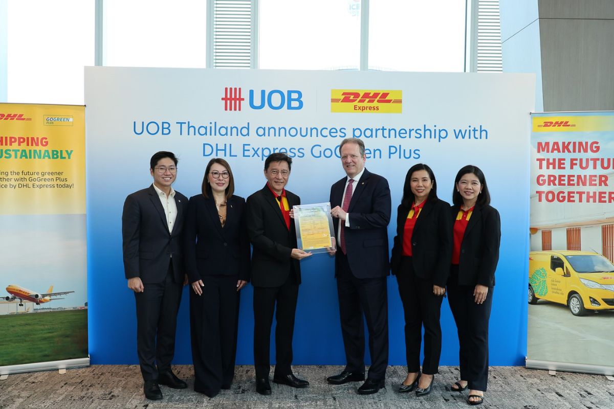 UOB-DHL จับมือส่งพัสดุข้ามประเทศแบบโลว์คาร์บอน