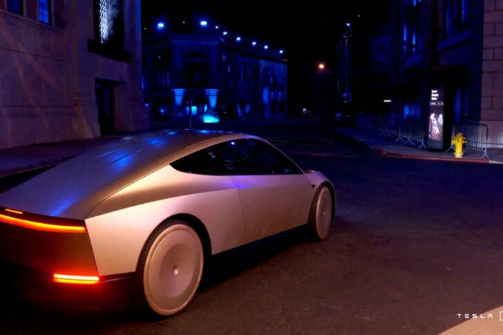 Tesla Tesla CEO and X owner Elon Musk rides in Tesla's robotaxi at an unveilling event in Los Angeles, California, U.S. October 10, 2024 in this still image taken from video. Tesla/Handout via REUTERS THIS IMAGE HAS BEEN SUPPLIED BY A THIRD PARTY NO RESALES. NO ARCHIVES. REFILE - QUALITY REPEAT TPX IMAGES OF THE DAY