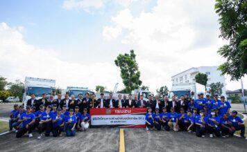 อีซูซุ ร่วมกับ กรมการขนส่งทางบกจัด “โครงการสร้างนักขับรถมืออาชีพ ปีที่ 2”  