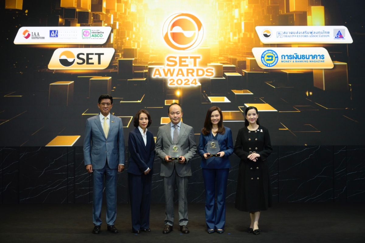 บลจ. ไทยพาณิชย์ คว้า 2 รางวัล SET Awards 2024 สะท้อนบริหารกองทุนได้รับความเชื่อมั่น