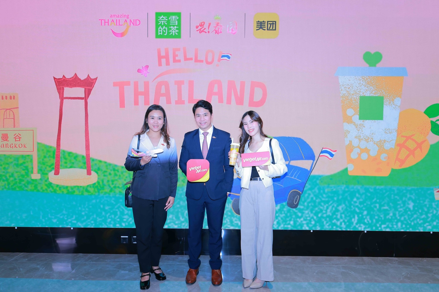 เวียตเจ็ท ผนึก Naixue เปิดตัวแคมเปญ “Hello Thailand” มุ่งดันท่องเที่ยวไทยในจีน 
