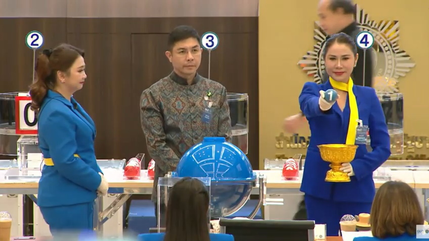 นายฉัตรชัย ศิริไล ผู้จัดการธนาคาร ธ.ก.ส. เป็นประธานในการออกรางวัล สลากกินแบ่งรัฐบาล งวด 1 พ.ย. 2567