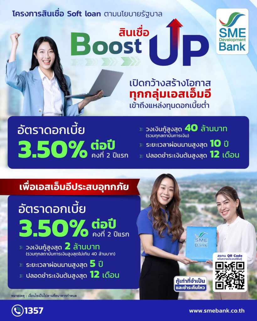 สินเชื่อ “Boost Up” 