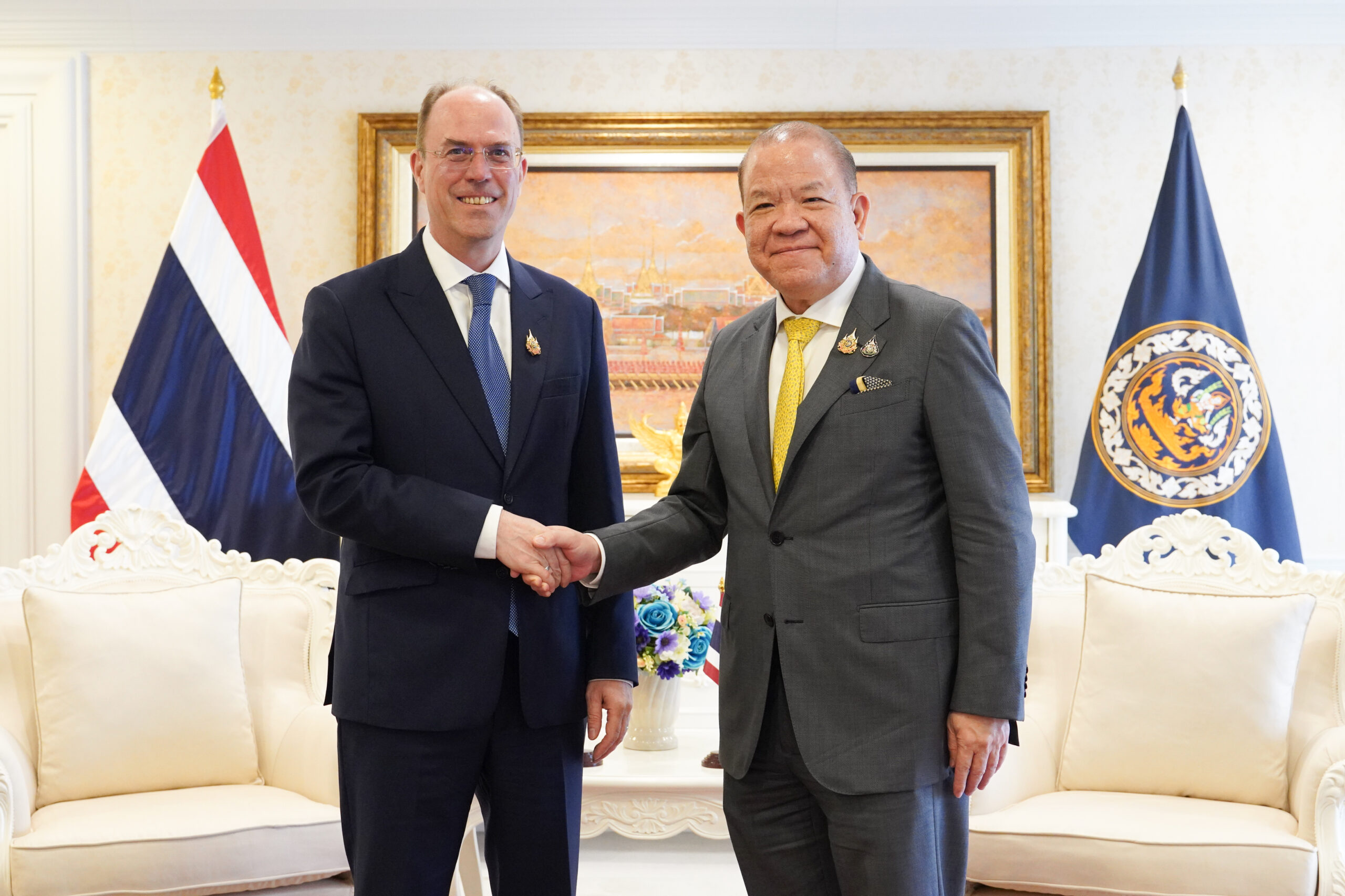 “พิชัย“ รมว.พาณิชย์ จับมือทูตลักเซมเบิร์ก เร่งดัน FTA ไทย-อียู
