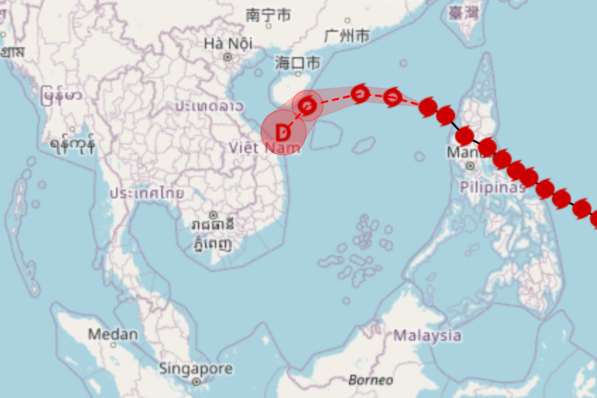 พายุ “หม่านหยี่” คาดเข้าเกาะไหหลำ 19-20 พ.ย. ไม่เคลื่อนเข้าไทย