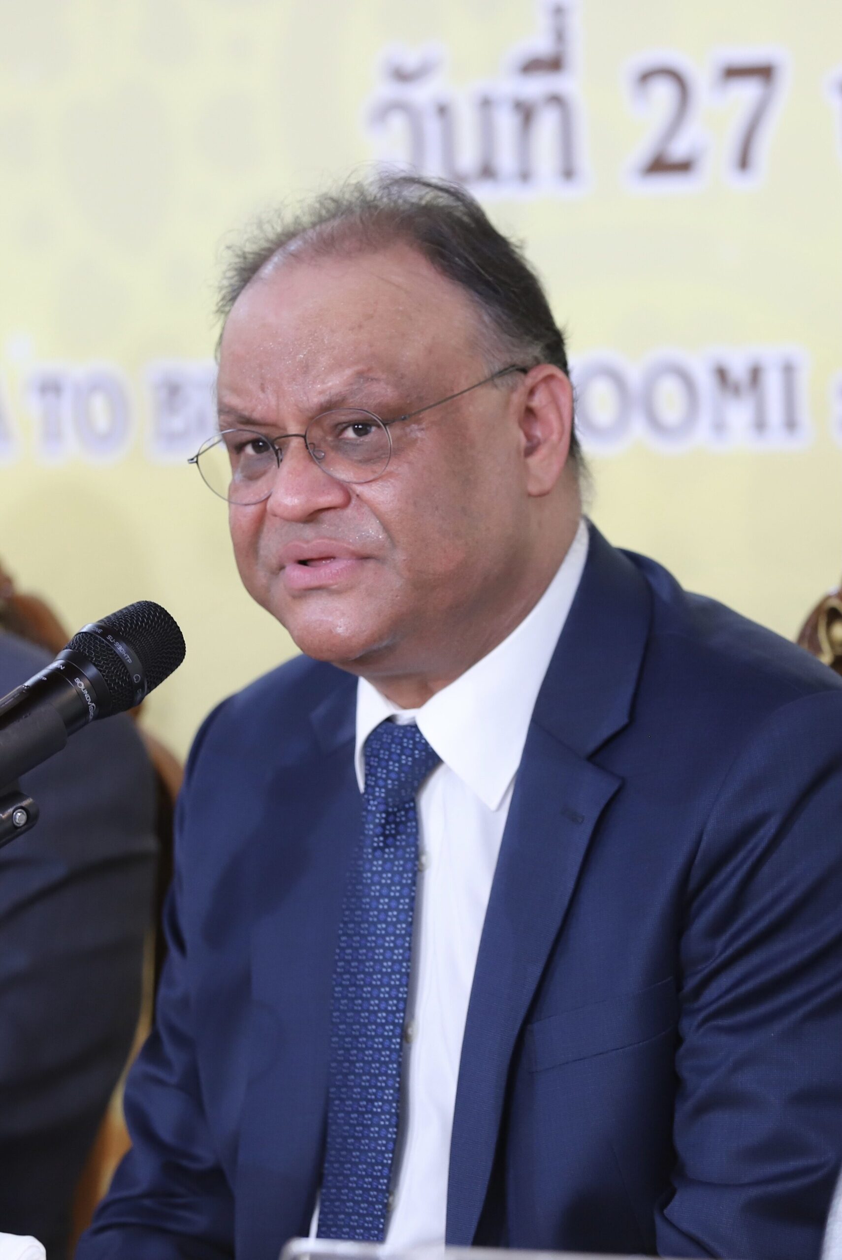 นายนาเกช ซิงก์ (H.E.Nr.Nagesh Singh) เอกอัครราชทูตสาธารณรัฐอินเดียประจำประเทศไทย